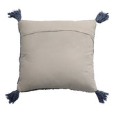 Beryl Dark Blue Outdoor Pillow